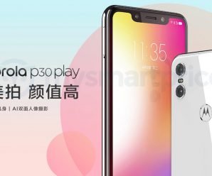 Motorola P30 Play filtrado en web china