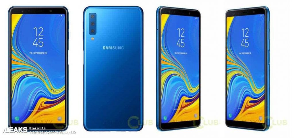 Galaxy A7 2018 con 3 cámaras