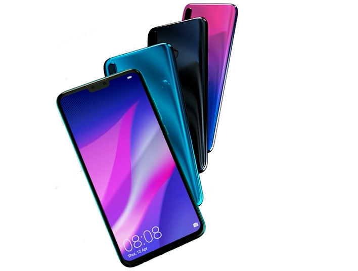Huawei Y9 2019 en sus 3 colores
