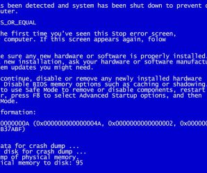 Adiós pantalla azul de la muerte, hola pantalla negra de la muerte